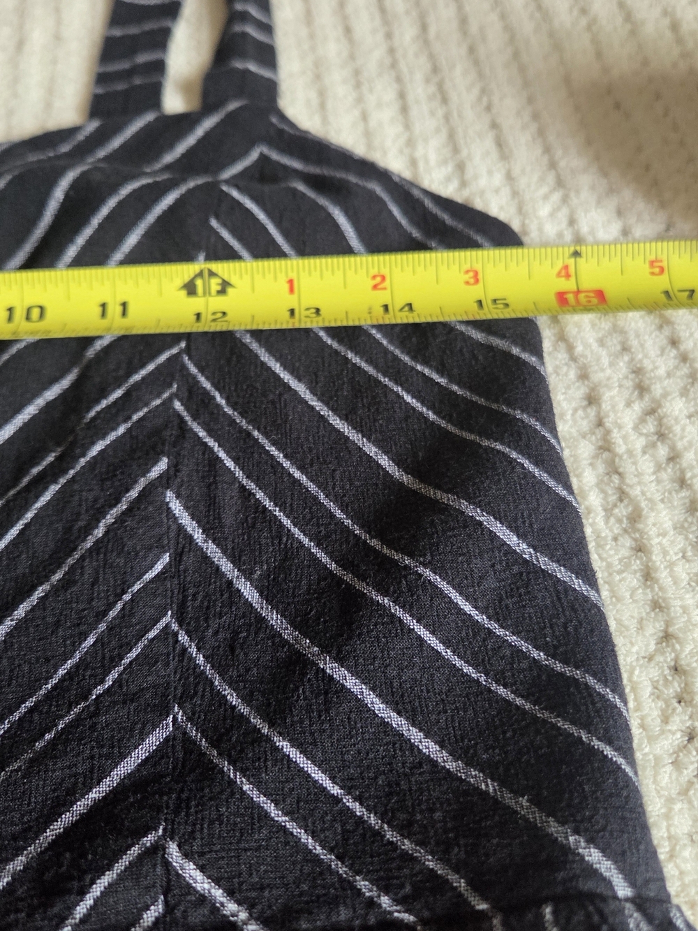 Reitmans Linen Blend Striped Fit & Flare Sundress M - Picture 12 of 13